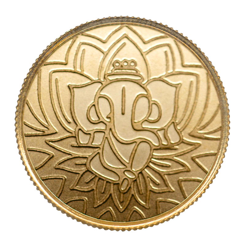 Image for 1/10 oz TD Diwali Gold Round from TD Precious Metals